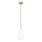 Z-Lite Farrell 1 Light Pendant, 6in. W x 11in. H, Modern Gold 3043P6-ROD-MGLD - alternate 3